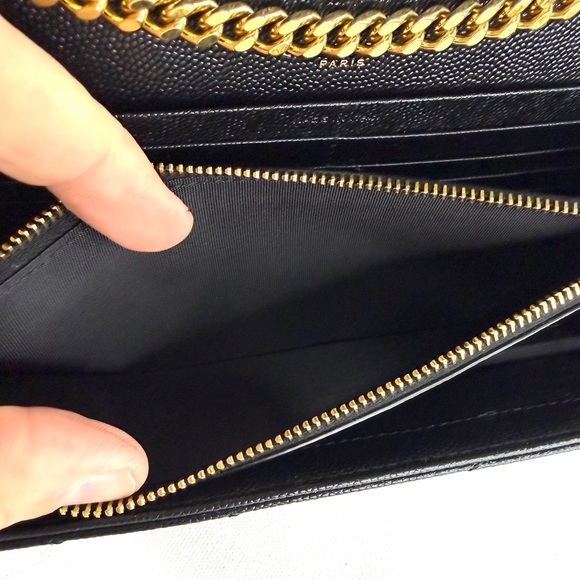 Saint Laurent Cassandre logo-plaque clutch bag Certificate of Authenticity - Picture 11 of 13